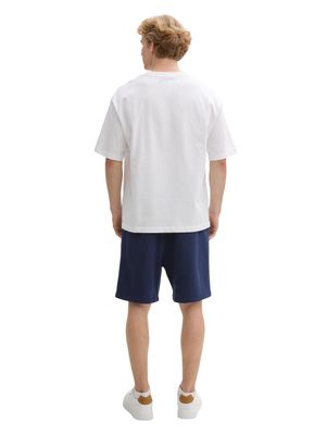 Tom Tailor Relaxed fit jogger sweatshort, dark blueberry