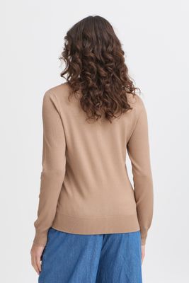 Fransa Basic Vest, Silver Mink