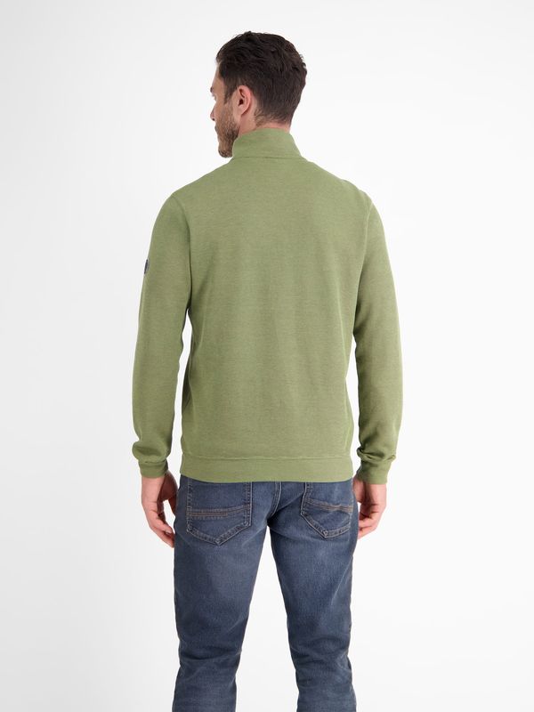 Lerros effen sweatpak, sage green