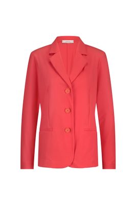 Studio Anneloes Bria bonded blazer, coral red