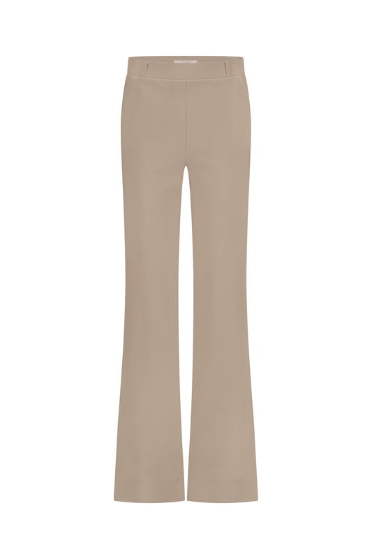 Studio Anneloes Lexie LONG bonded trousers, latte