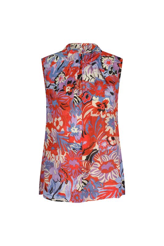 Studio Anneloes Lesia flower sleeveless top, multi color