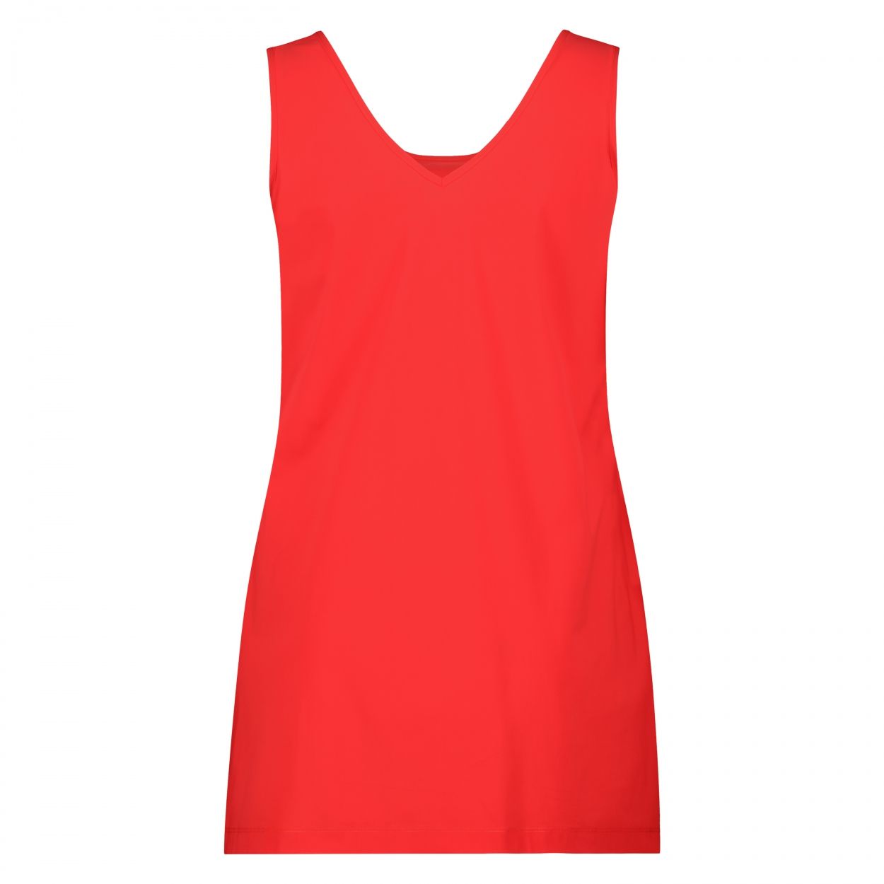 Plus Basic Singlet Long, red