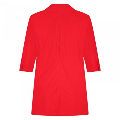 Plus Basic Blazer Roll-Up, red