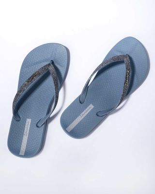 Ipanema Anatomic Lolita, blue/glitter
