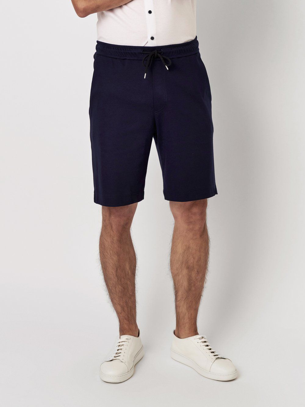 Desoto short, solid dark navy