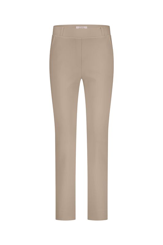 Studio Anneloes Anne bonded trousers, latte