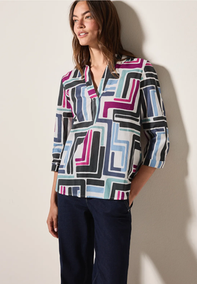 Cecil TOS Multicolor Light Cotton, light alabaster whit