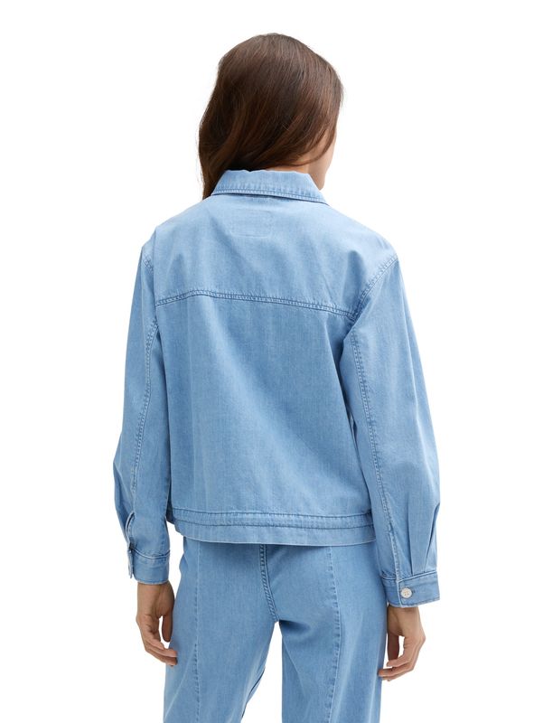 Tom Tailor Denim lichtgewicht spijkerjack, Used Bleached Blue D