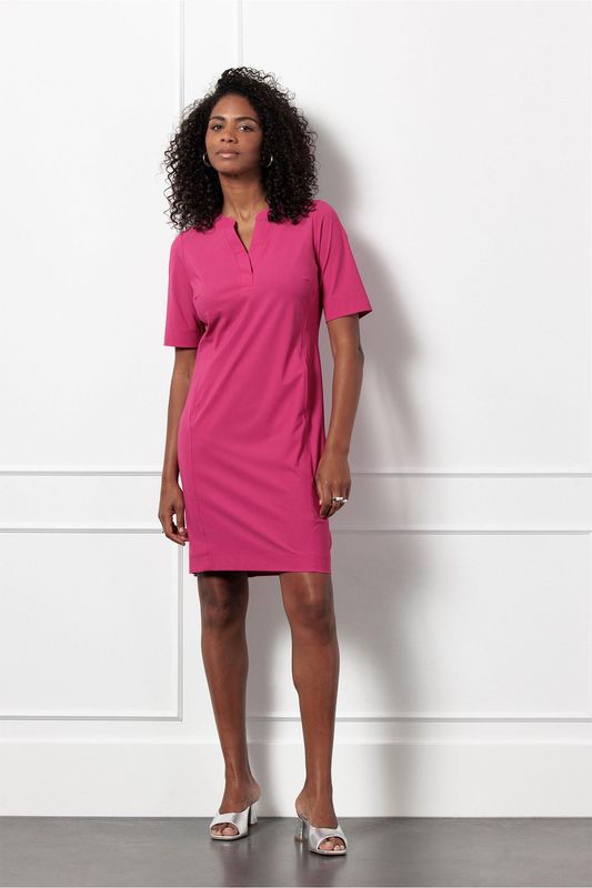 Studio Anneloes Simplicity ssl dress, cerise