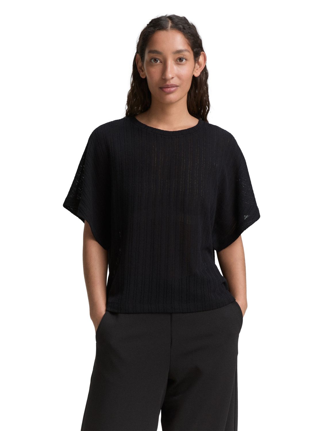 Tom Tailor T-shirt knit, deep black