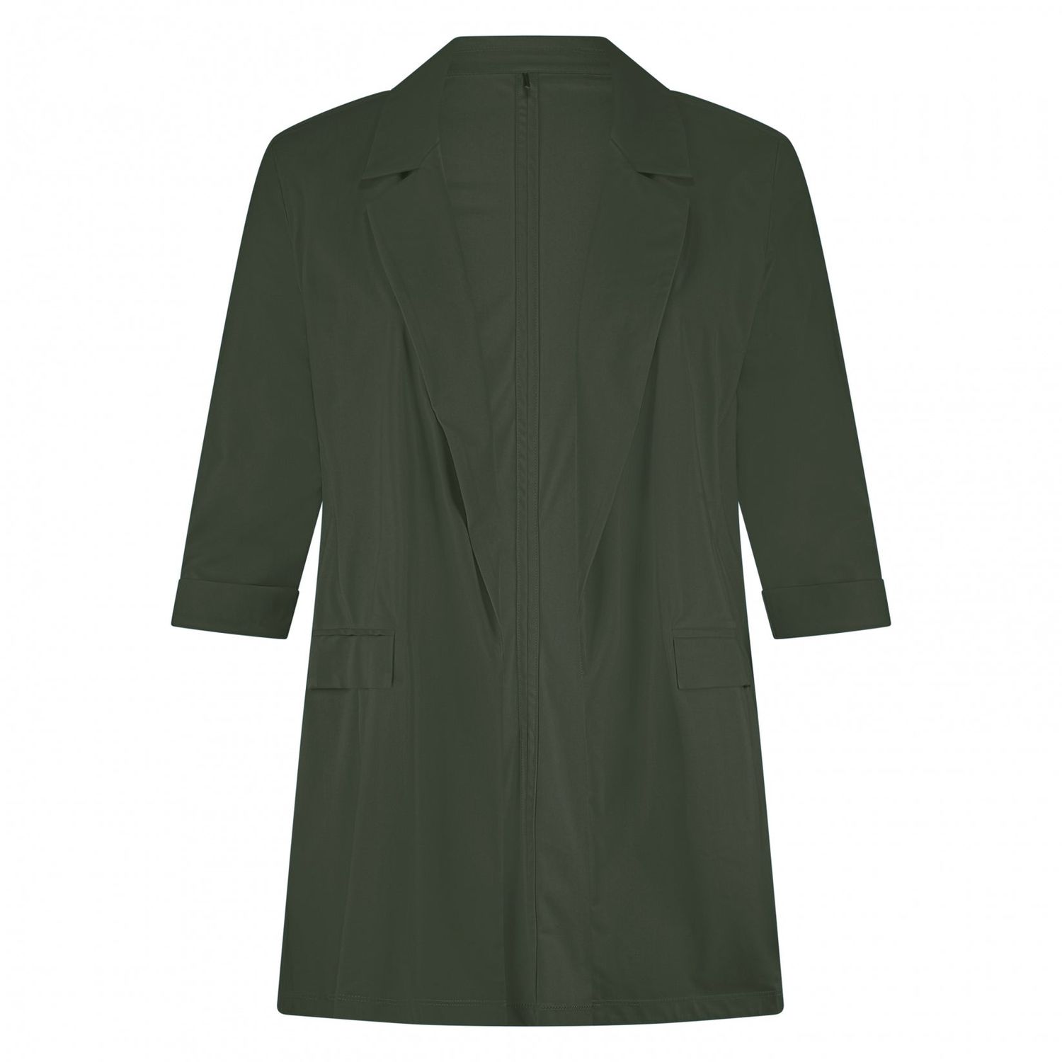Plus Basic Blazer Roll-Up, khaki