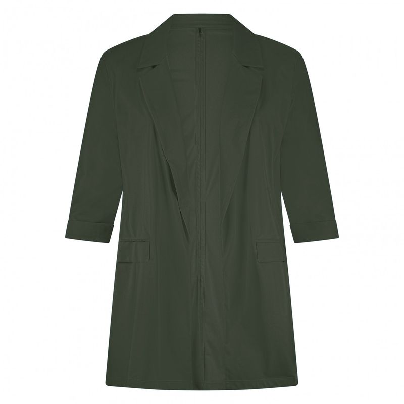 Plus Basic Blazer Roll-Up, khaki