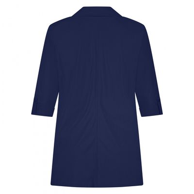 Plus Basic Blazer Roll-Up, navy