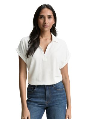 Tom Tailor T-shirt polo, Whisper White