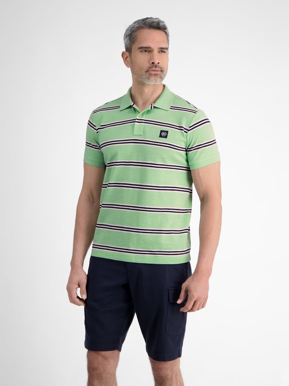 Lerros Poloshirt rugbylook, light peppermint