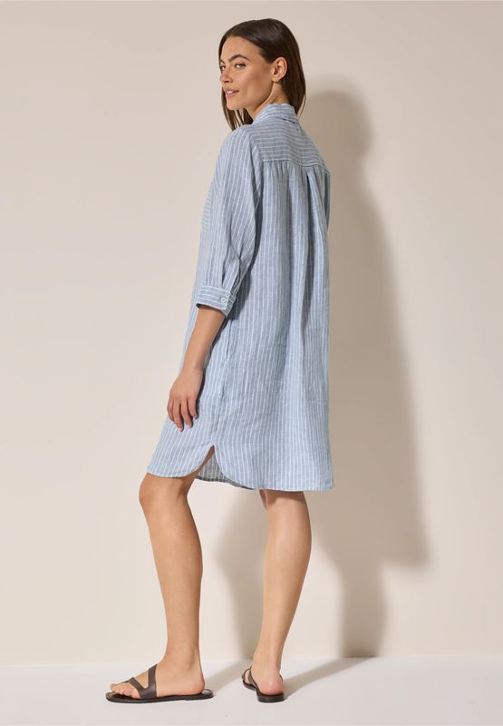 Cecil chambray jurk, chambray forever blue