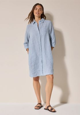 Cecil chambray jurk, chambray forever blue