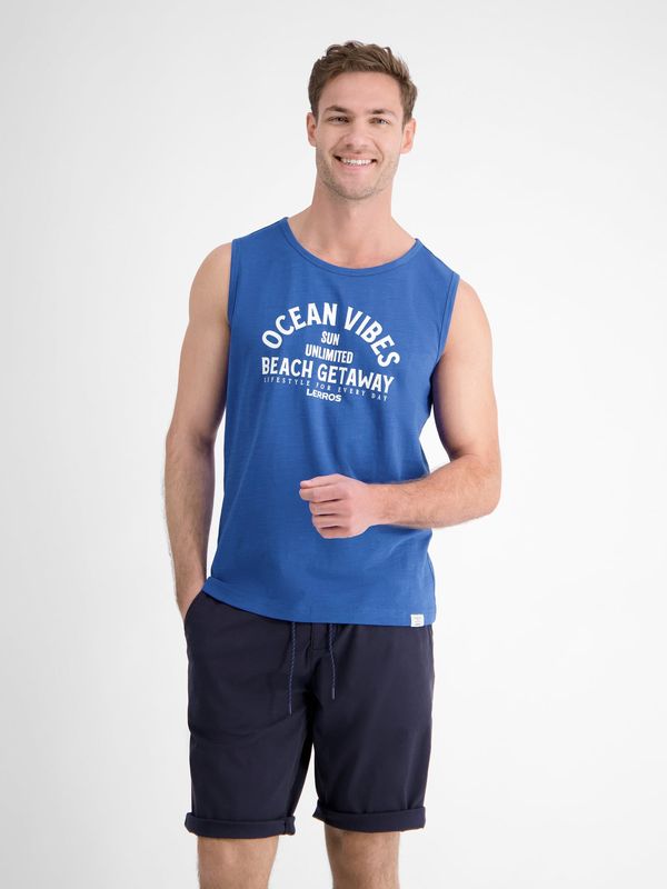 Lerros tanktop, cobalt blue