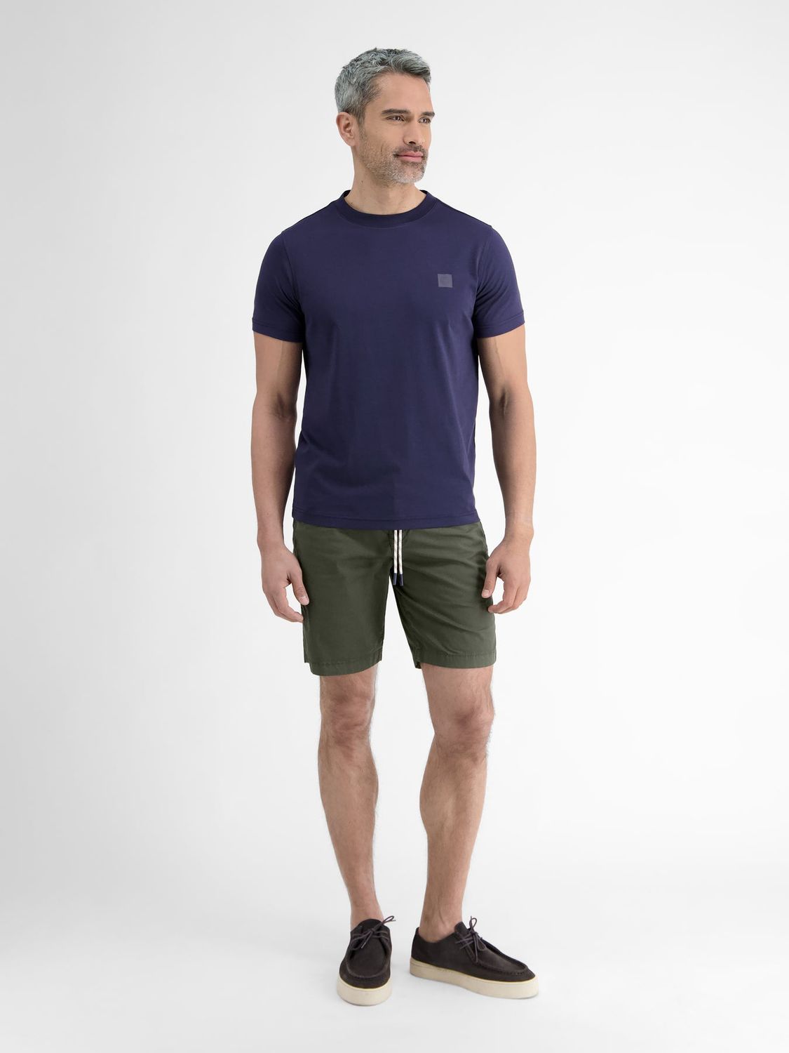 Lerros Bermuda shorts, deep olive
