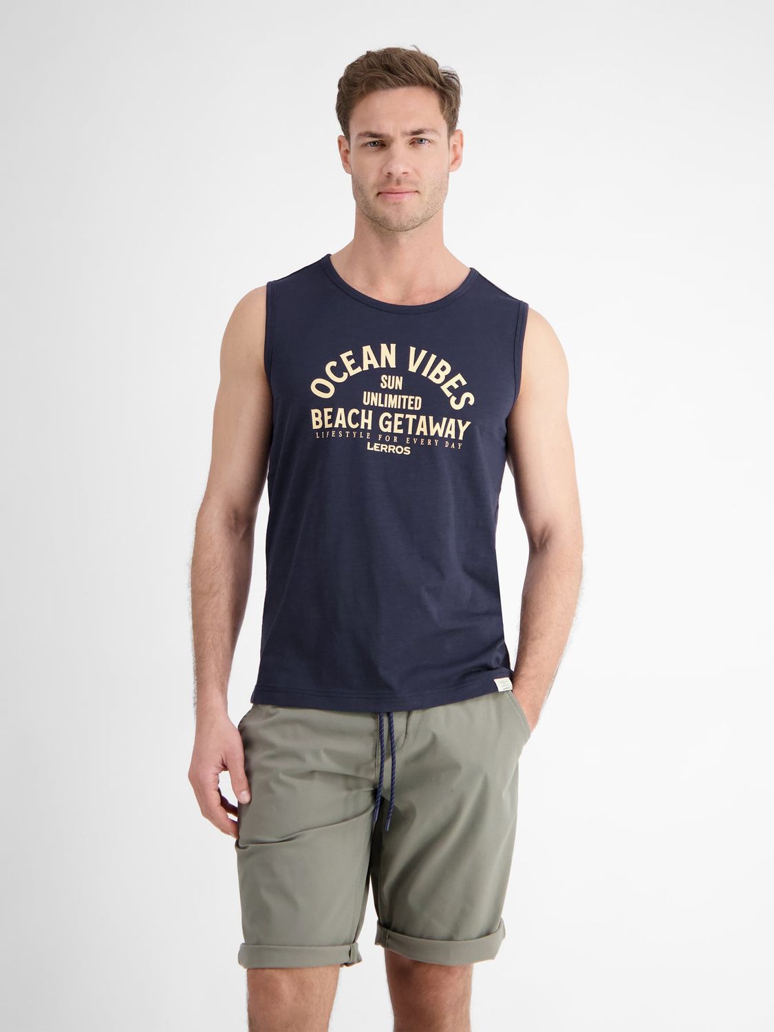 Lerros tanktop, classic navy