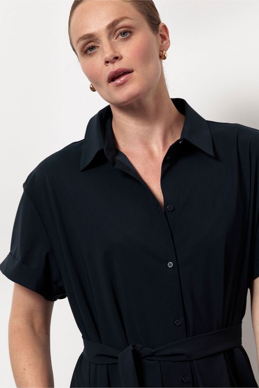 Studio Anneloes Louna blouse dress, dark blue