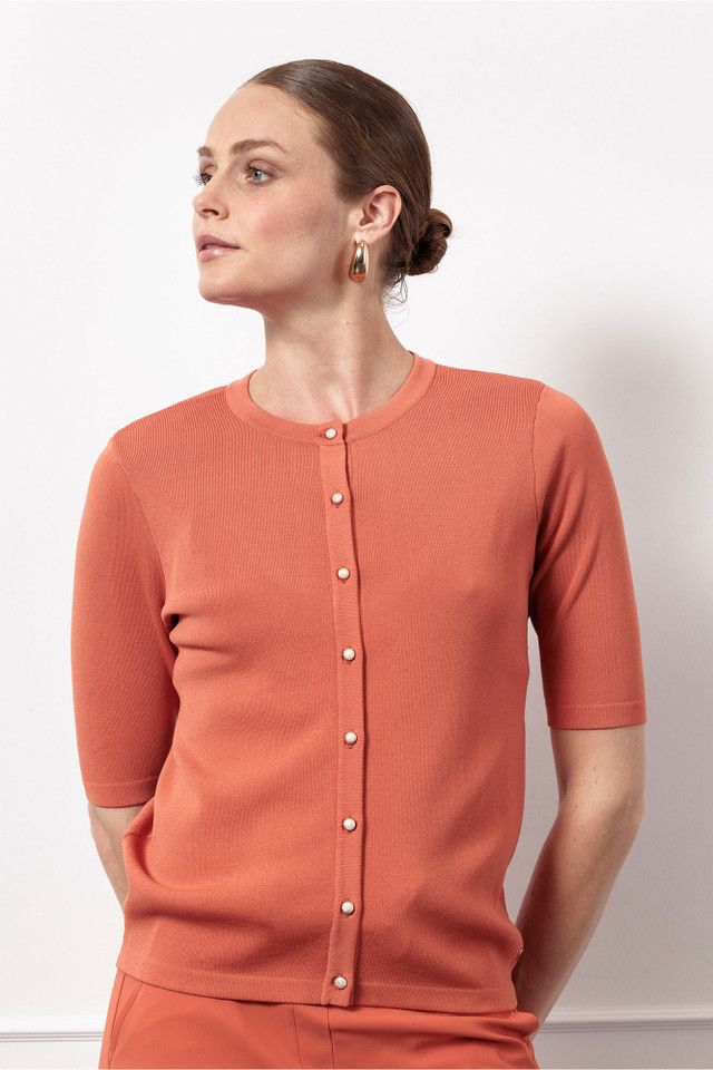 Studio Anneloes Maud cardigan, ginger spice