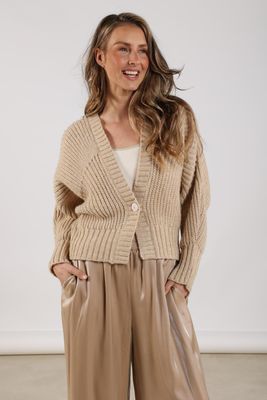 Nukus Jolijn Cardigan, Sand