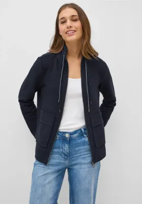 Cecil Ottoman T-Shirtjacket, urban dark blue
