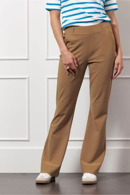 Studio Anneloes Flair bonded trousers, caramel