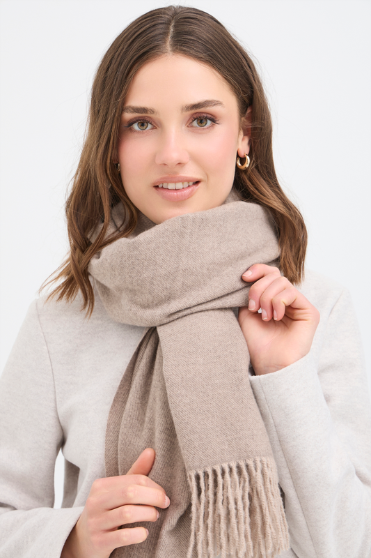 Fransa Pasmira sjaal, Desert Taupe Melange