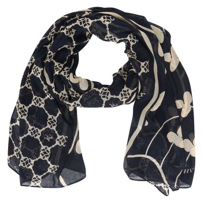 HV Society Scarf Claire, Navy