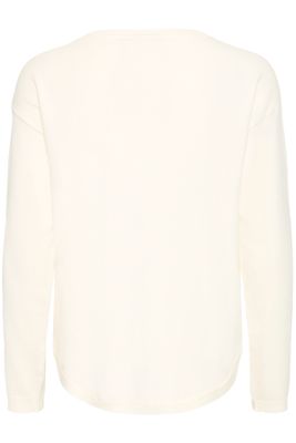 Fransa basic pullover, Whisper White