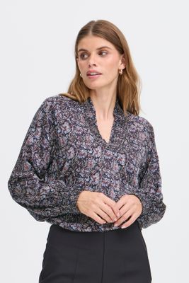 Fransa Gladis blouse, night non paisley