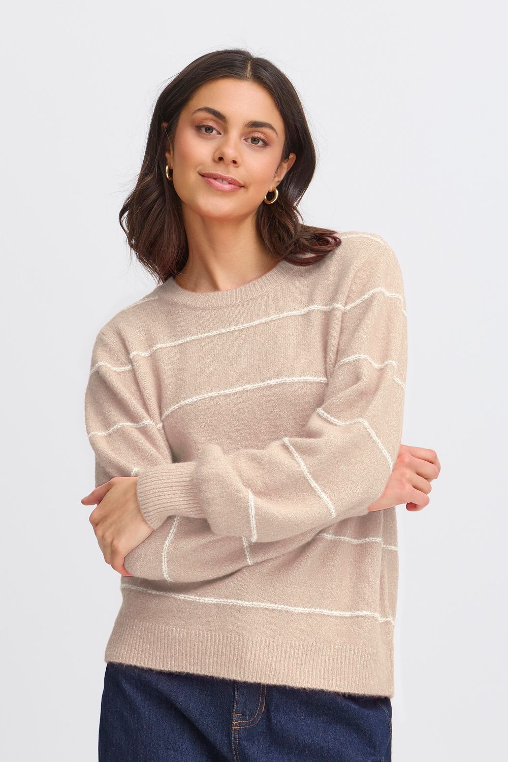 Fransa pullover, Feather Gray mix