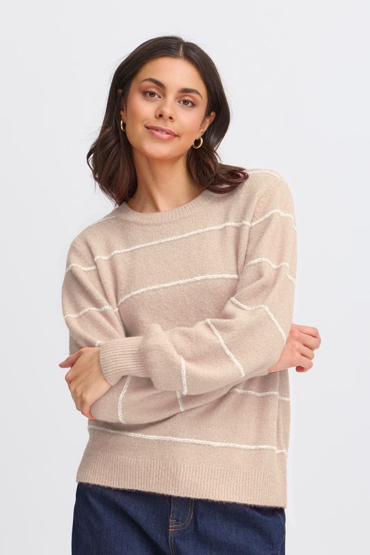Fransa pullover, Feather Gray mix