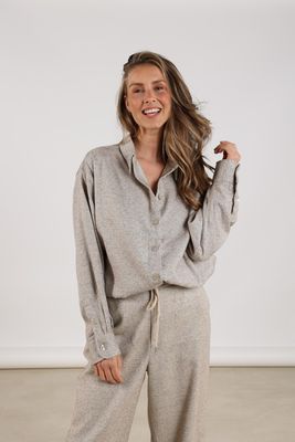 Nukus Lara Blouse Strass, Sand