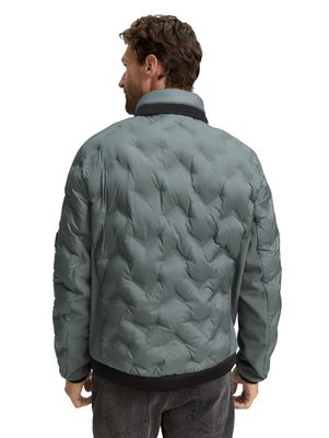Tom Tailor Hybride gewatteerd jack, washed jasper green