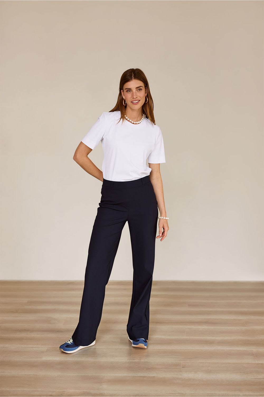 Studio Anneloes Sally trousers, dark blue