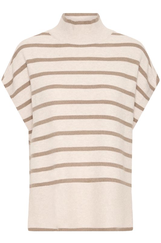 Fransa FRBITTE PO 1:Knit, Desert Taupe mix