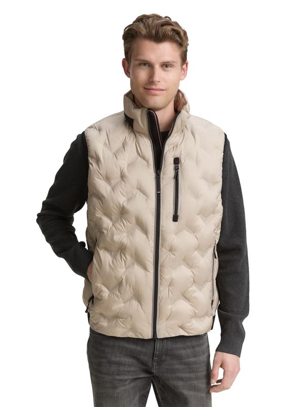 Tom Tailor Hybride lichtgewicht gewatteerd vest, light cashmere