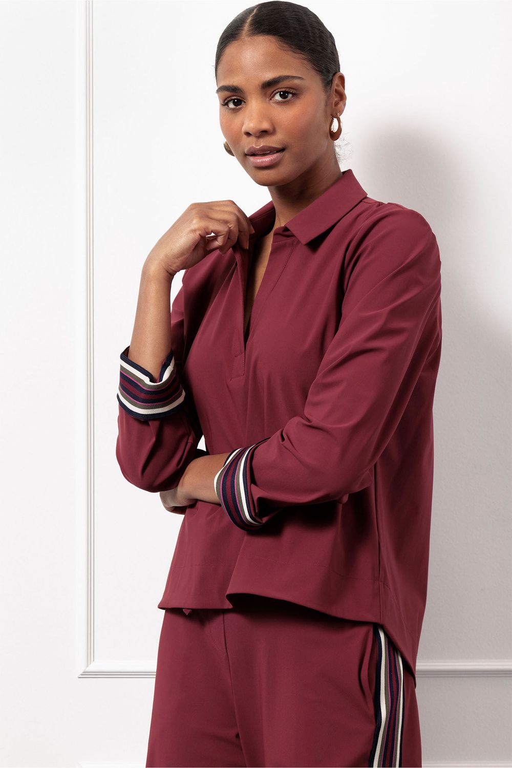 Studio Anneloes Marleen top, bordeaux