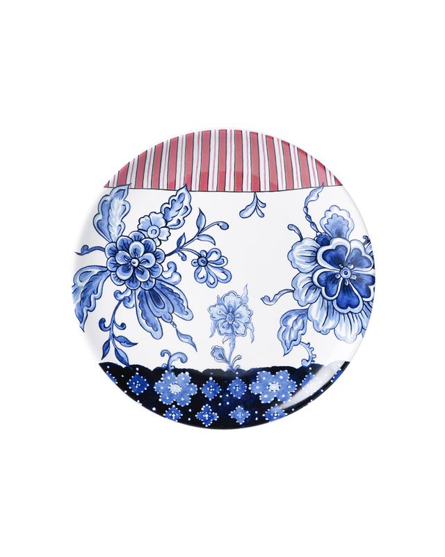 Heinen Wandbord The Heritage Collection - Delftse Sits - Keramiek - 20 cm, delfts blauw