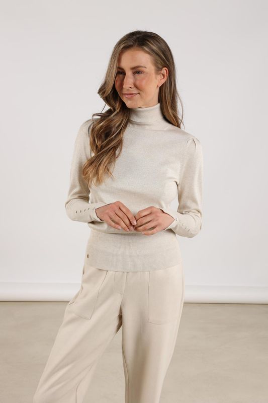 Nukus Sylvia Pullover Lurex, Sand