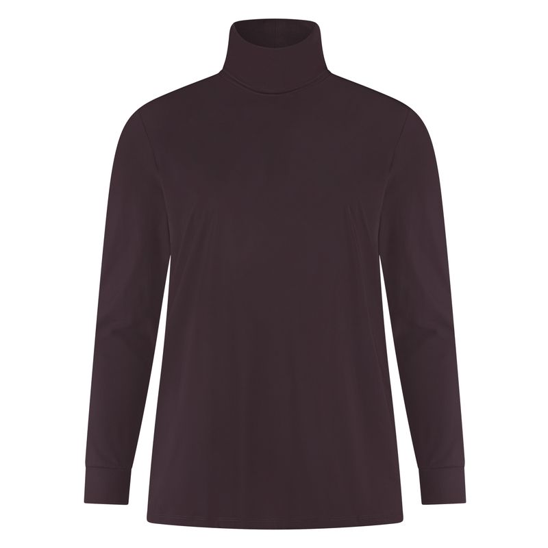 Plus Basics Turtle Neck, prune