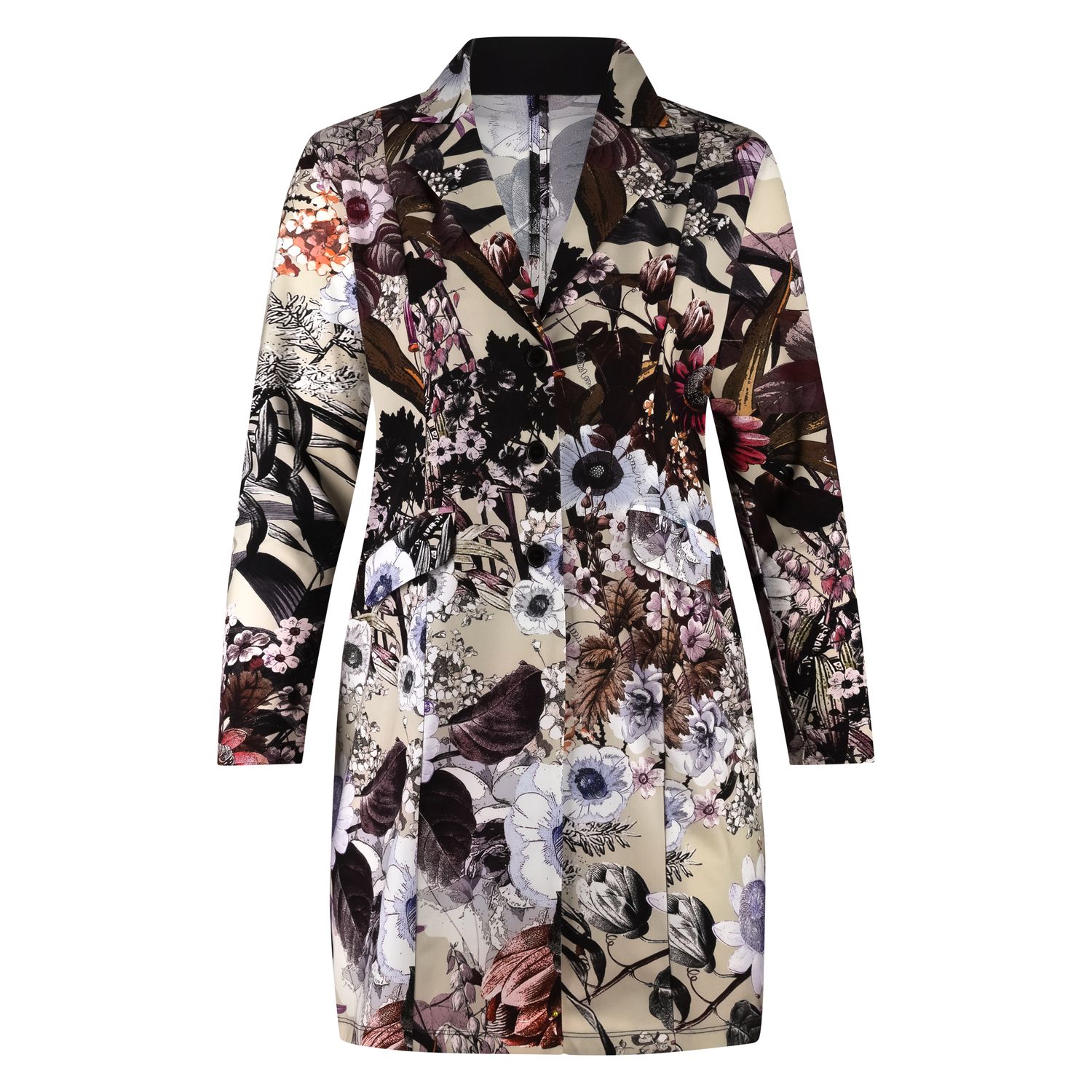 Plus Basics Jacket Long, Winter Garden