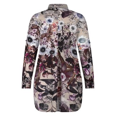 Plus Basics Blouse Long LS, Winter Garden,