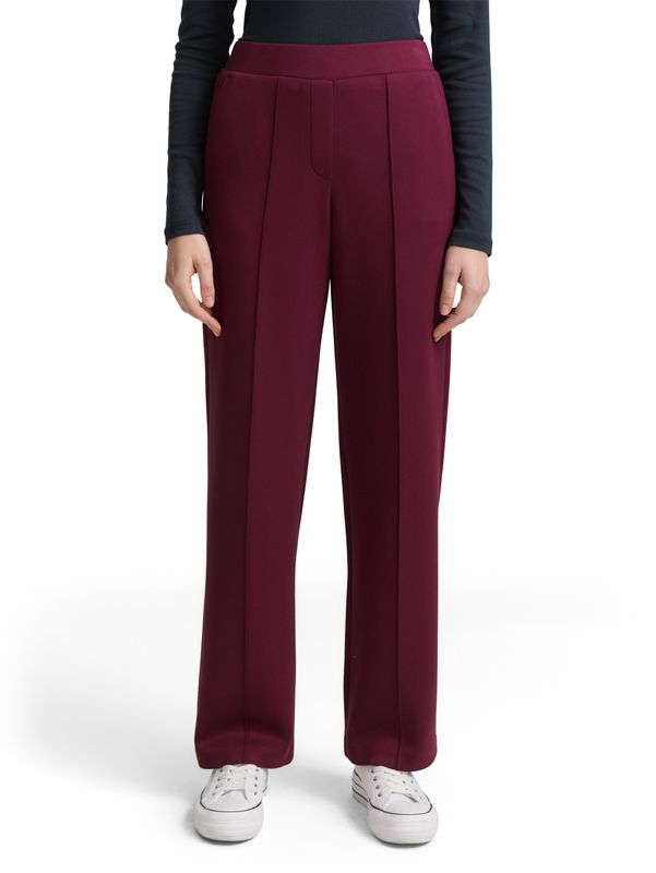 Tom Tailor straight leg, bordeaux red