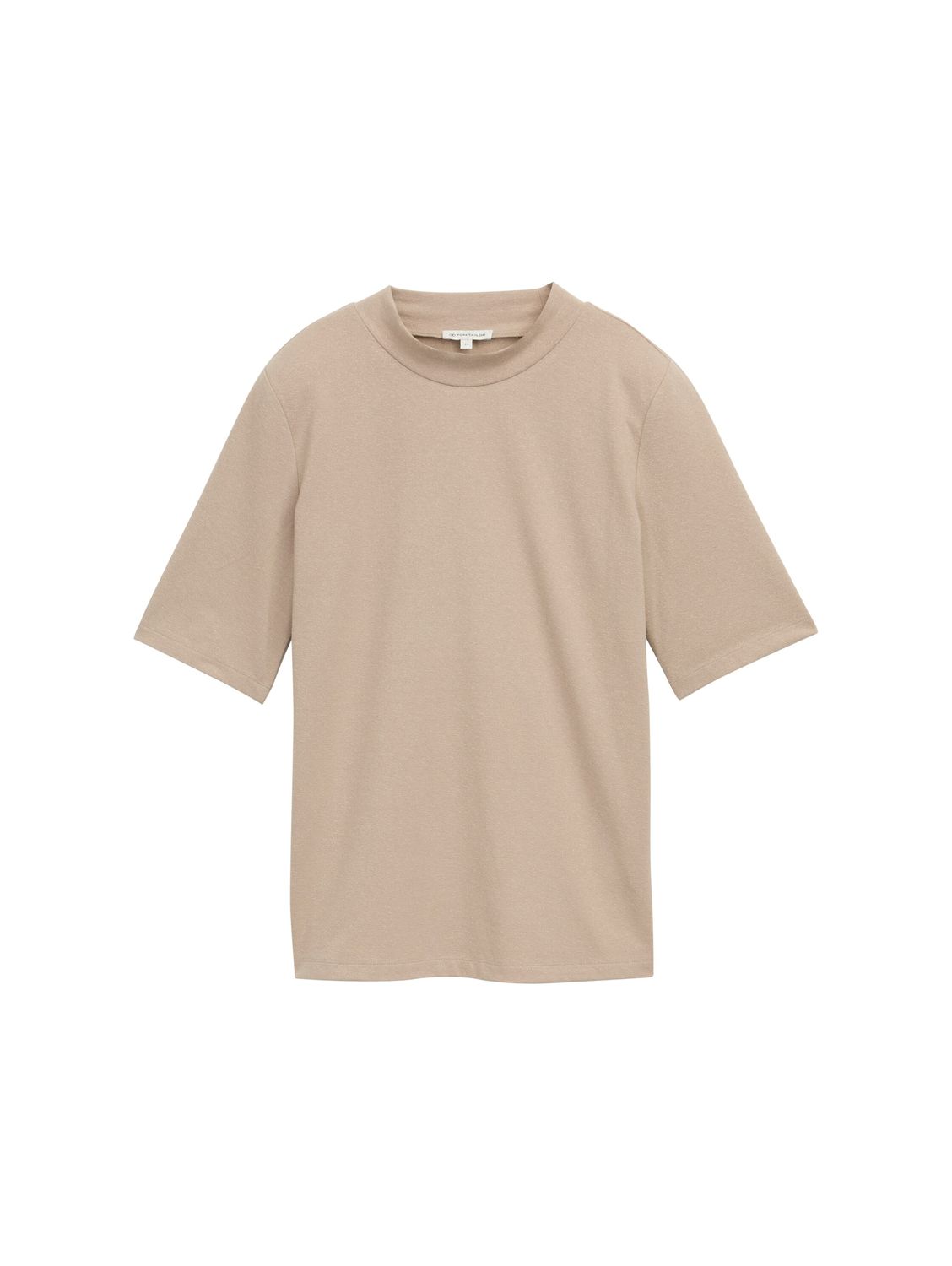Tom Tailor T-shirt glit, soft taupe grey