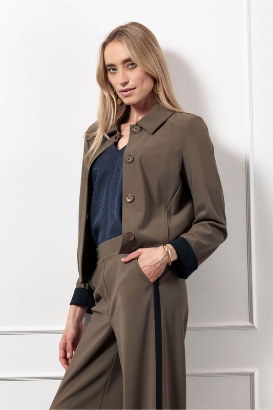 Studio Anneloes Hilly bonded jacket, new army
